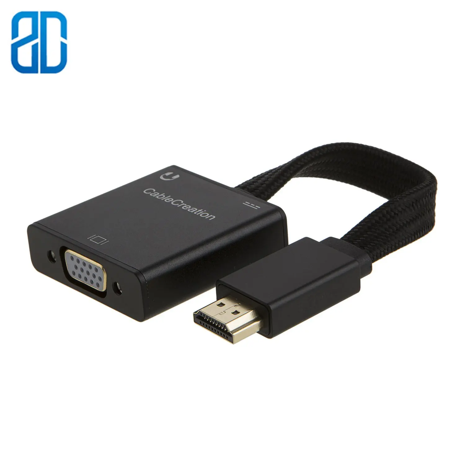Адаптер HDMI VGA переходник с папа на мама для ПК ноутбуков HD DVD и других устройств