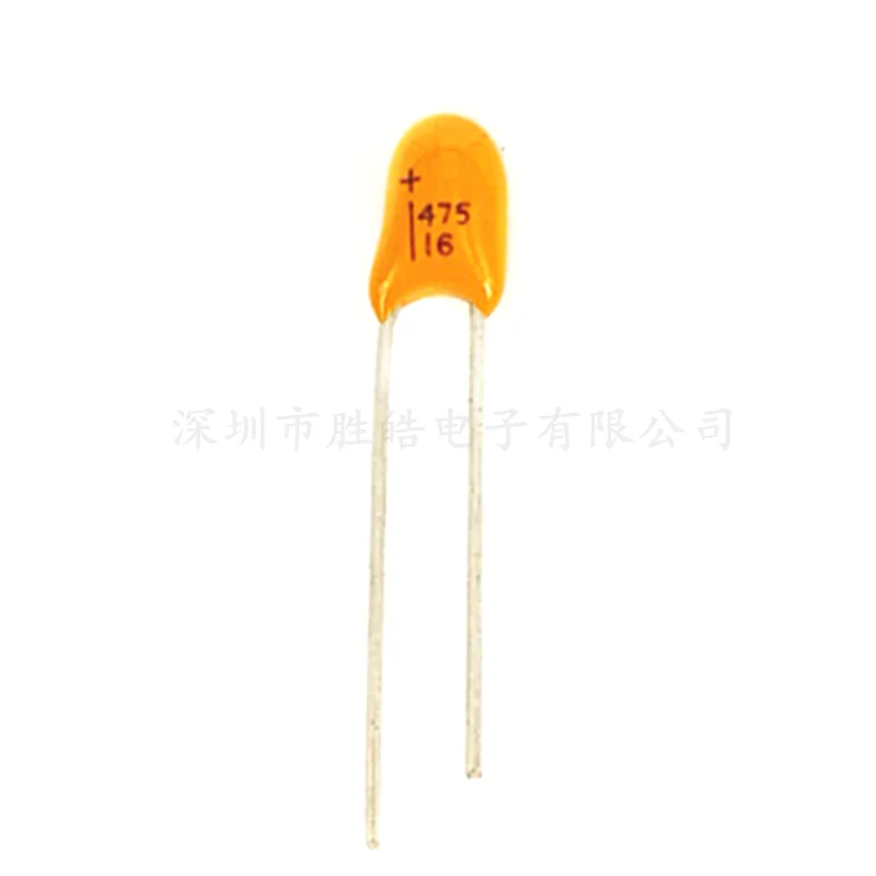 

10pcs 4.7uF 16V Tantalum Capacitor Tant 16V4.7uF DIP High Quality 475