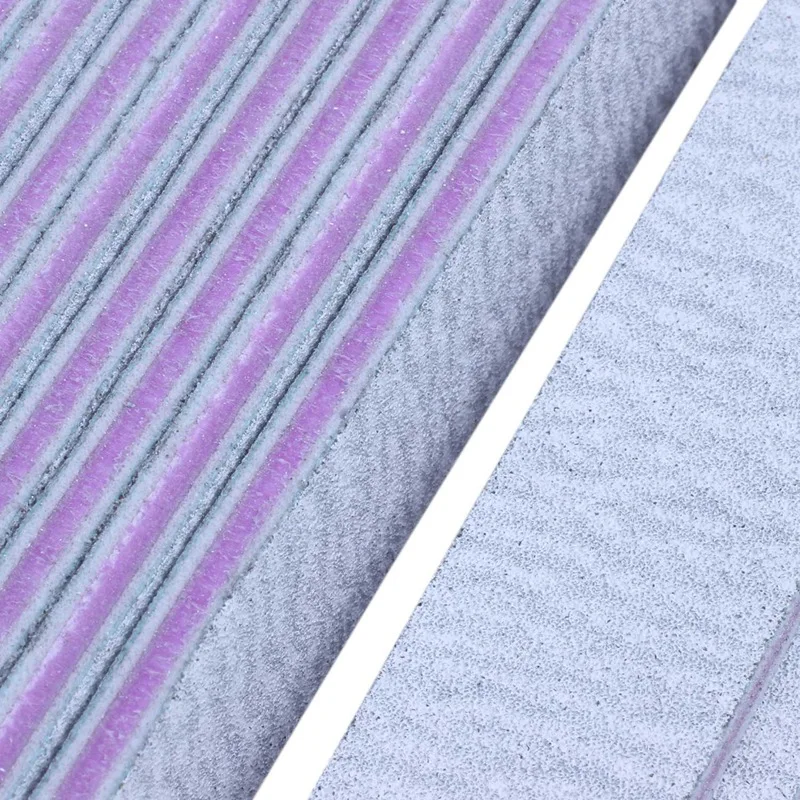 Пилки для ногтей двухсторонние 180/100 Грит серый прямые наждачные доски|Пилки и