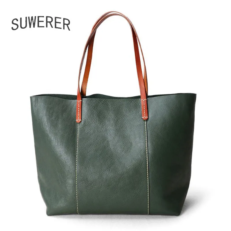 

Luxury HandBag 2022 New Tote Bag Vegetable Tanned Top layer Cowhide Handbag large Capacity commuter bag shoulder bag trend