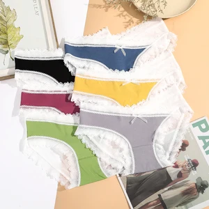Lace Panties Sexy Low-rise Brazilian Underwear Fashion Lattice Transparent Underpants M-XL Sexy Panty Lingerie