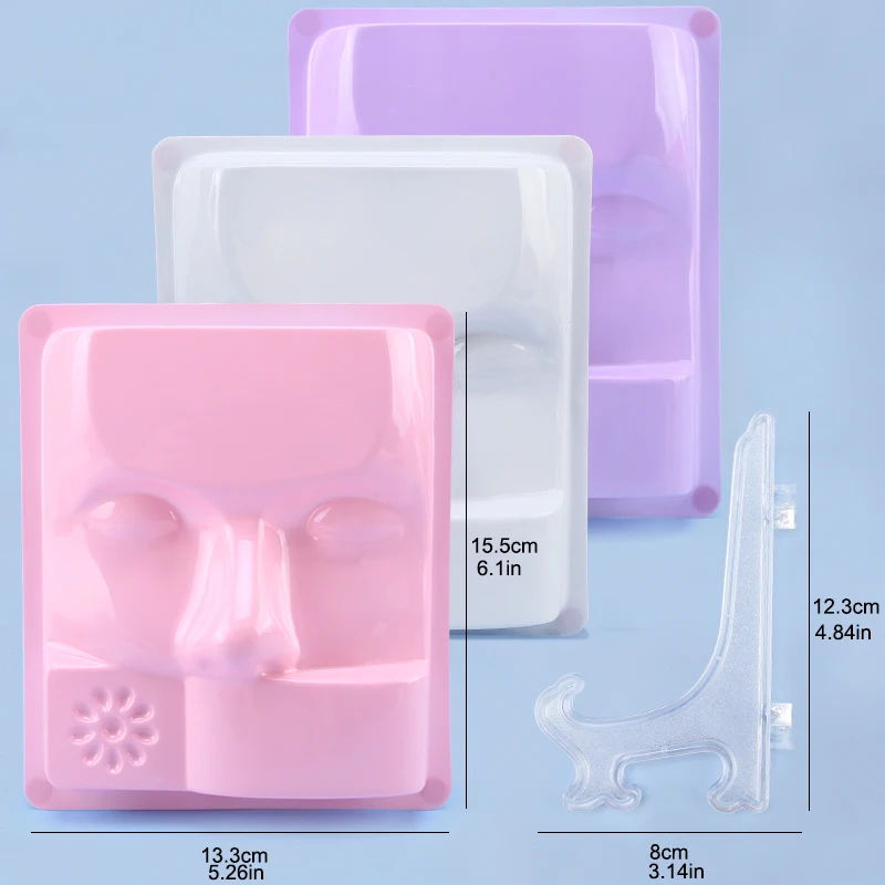 2 шт. практический лоток для наращивания ресниц с палитрой прокладка клея