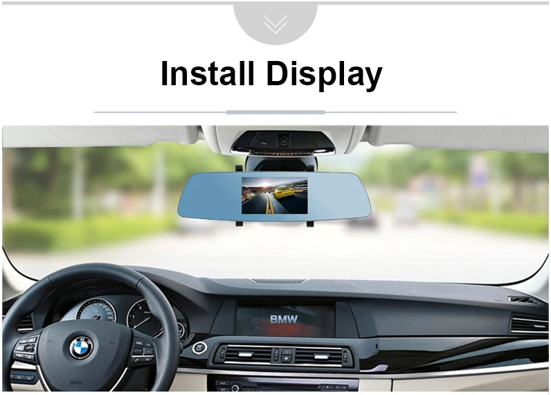 YI Smart Dash камера международная версия ночного видения HD 1080P 2," 140 градусов безопасное напоминание приборная панель H18