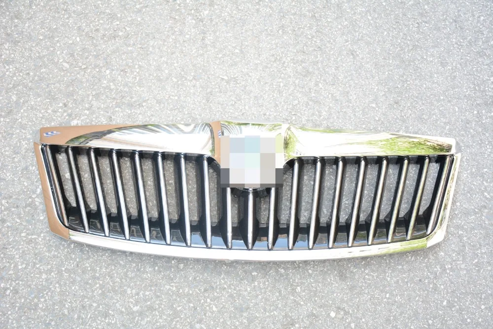 1 шт. хромированный передний бампер сетка капот Верхняя решетка гриль комплект