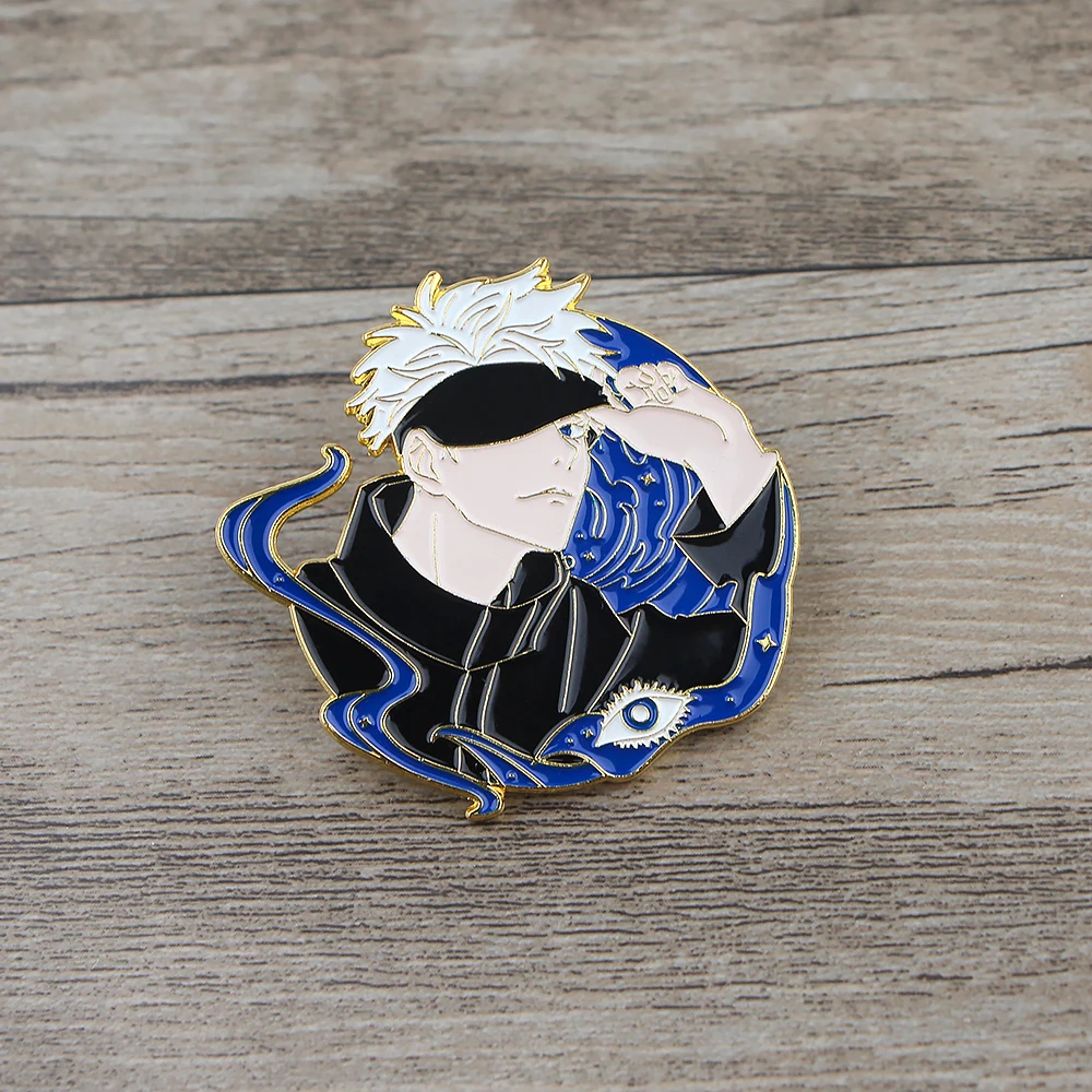 

BG865 Dongmanli Anime Boy Brooches Punk Enamel Brooch Pins For Women Men New Fashion Jewelry Collar Accessories