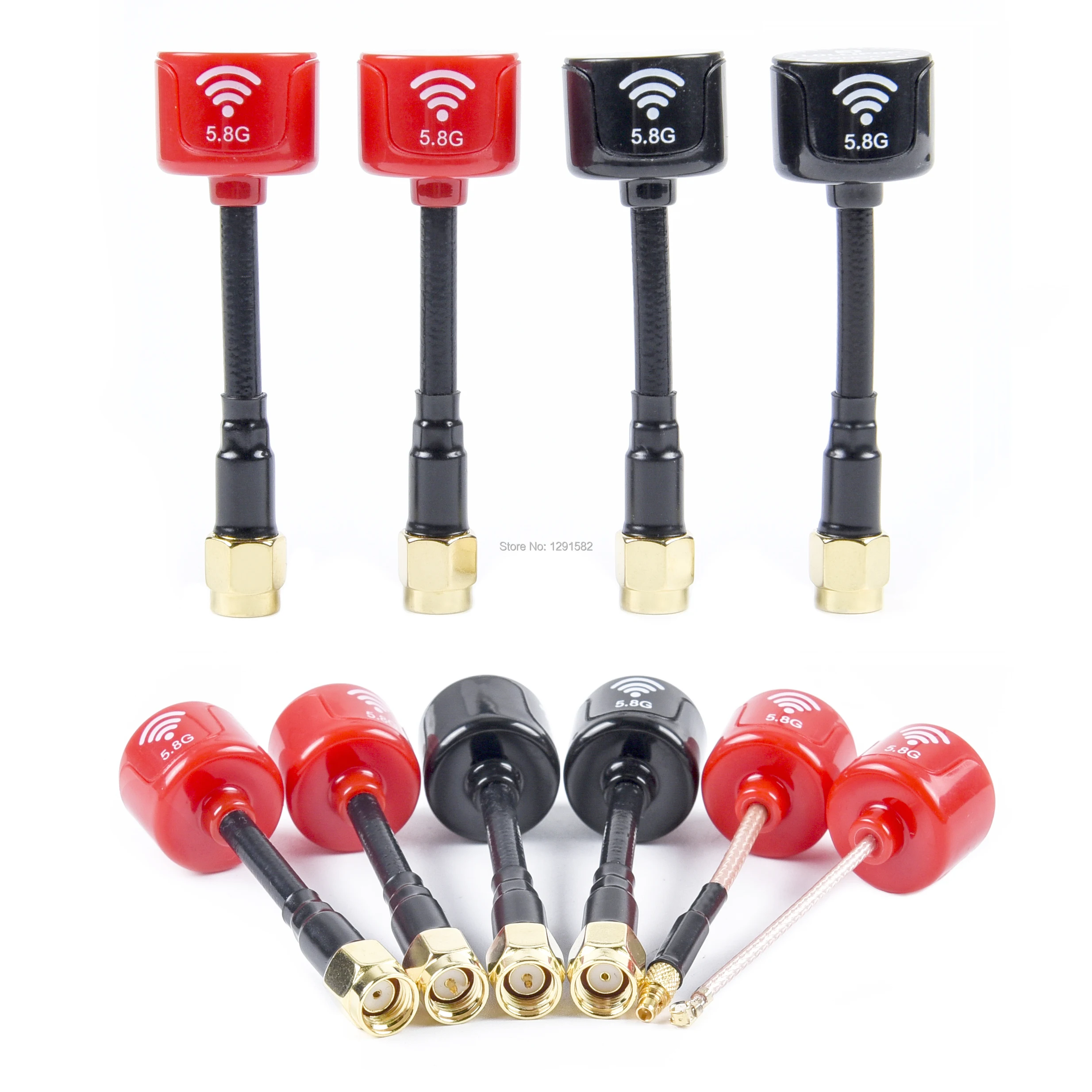 Lollipop 5 8G 2.3dBi RHCP Супер Мини FPV антенна SMA / RP SMA/UFL/straighmmcx для радиоуправляемого дрона