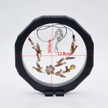 Hot Selling Membrane Earring Ring Necklace Display Holder Gift Packaging Box Protect Jewellery  Floating Presentation Organizer