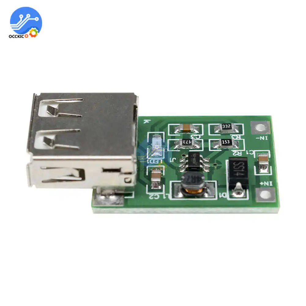 5 шт. 0 9 в-5 в 600MA USB Выход повышающий преобразователь постоянного тока мини DC-DC