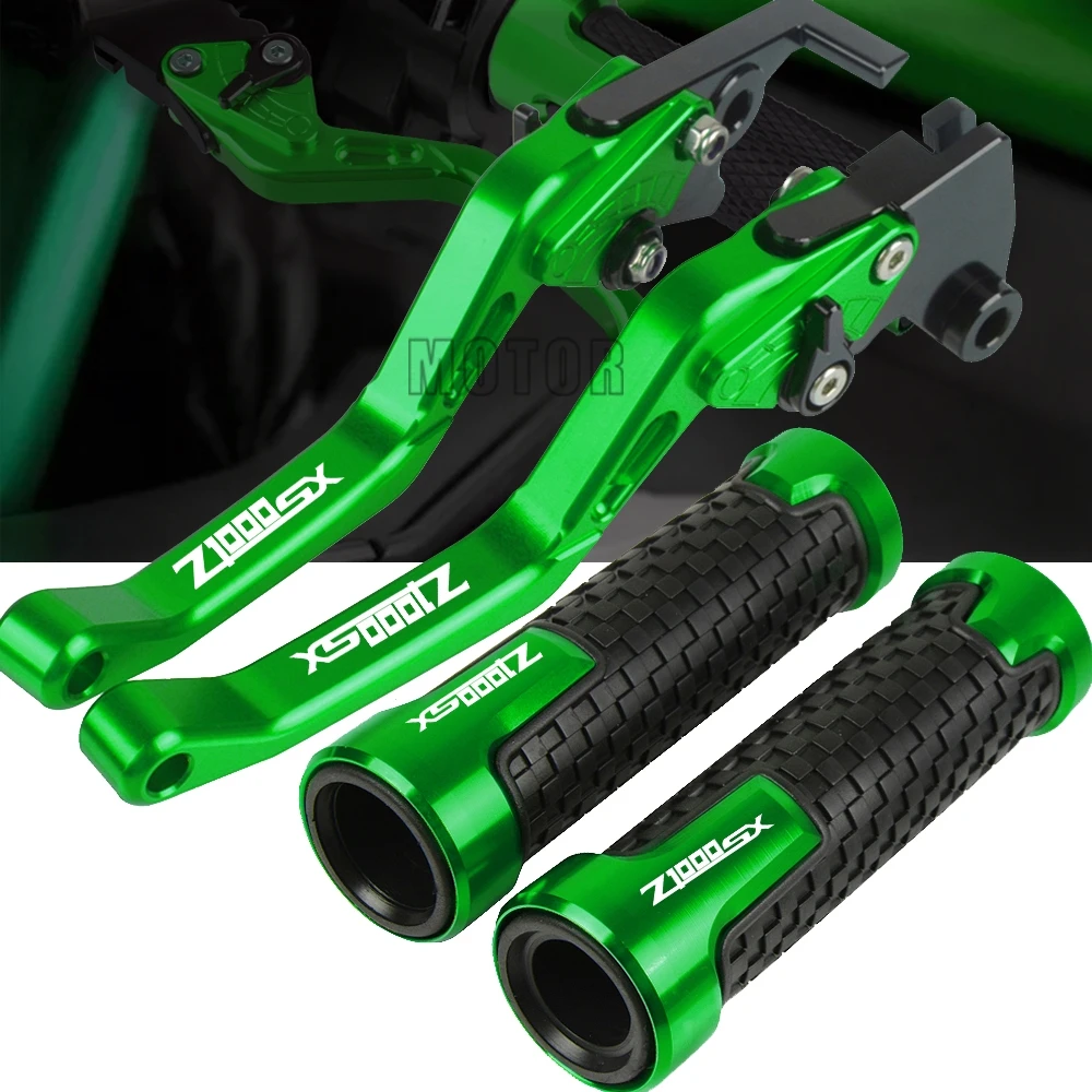 

For Kawasaki Z1000SX Z1000 SX 2011-2016 Motorcycle 7/8"22mm Handlebar Grips Handle Hand Short Brake Clutch Levers Accessories