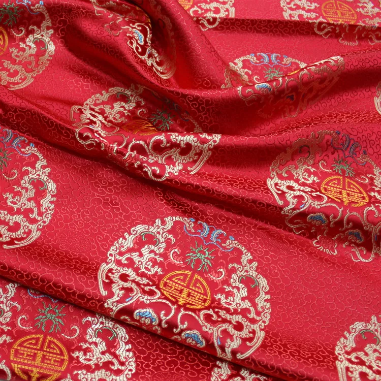 Жаккардовая парча в китайском стиле династии Тан шелковая ткань для детской