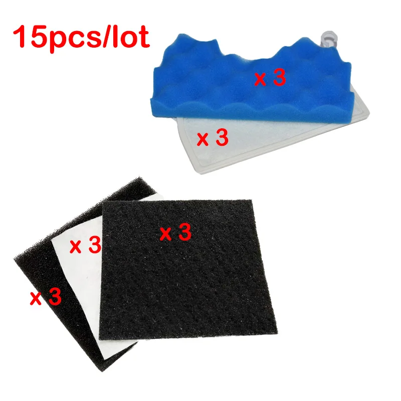 

15Pcs/lot Foam filter cleaning filter fit for samsung DJ63-00669A SC43-47 SC4520 SC4740 VC-9625 VC-BM620 etc Vacuum Cleaner Part