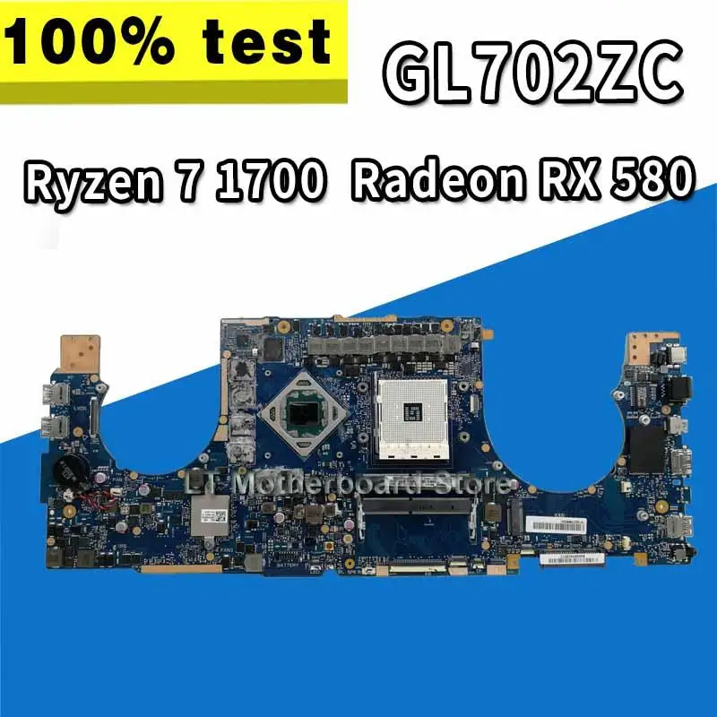 GL702ZC материнская плата Ryzen 7 1700U Radeon RX 580 для ROG For Asus S7ZC ноутбука плата|Материнские