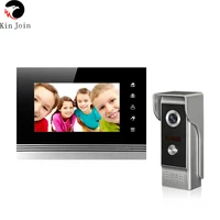 v70km m4 wired video doorphone 7 tft touch buttons and take photo and make memory for villa
