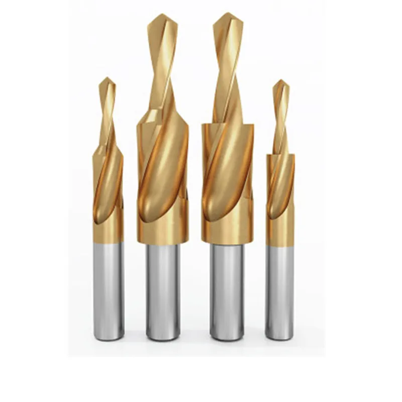 90 градусов HSS M2 титановое покрытие прямой хвостовик 2 шага шаг дрель M4/M5/M6/M8/M10 для