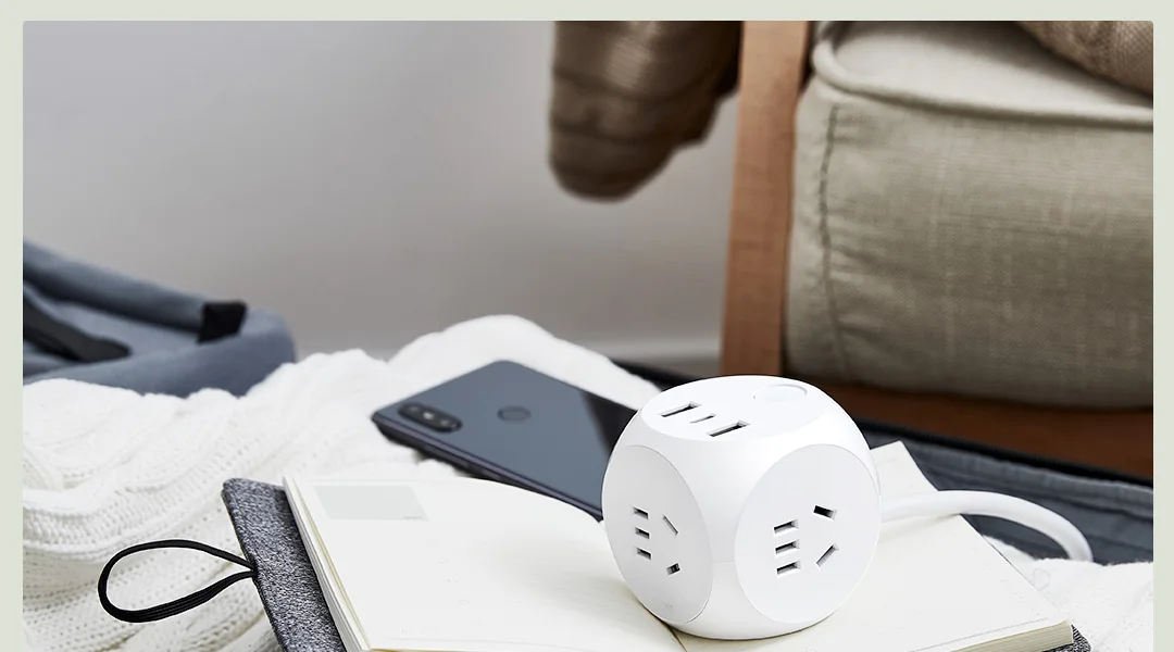 Xiaomi Youpin кубическая розетка Rubik с адаптером питания Smart Fast 3 Национальный стандартный разъем 2USB1Type-C1.5m удлинитель