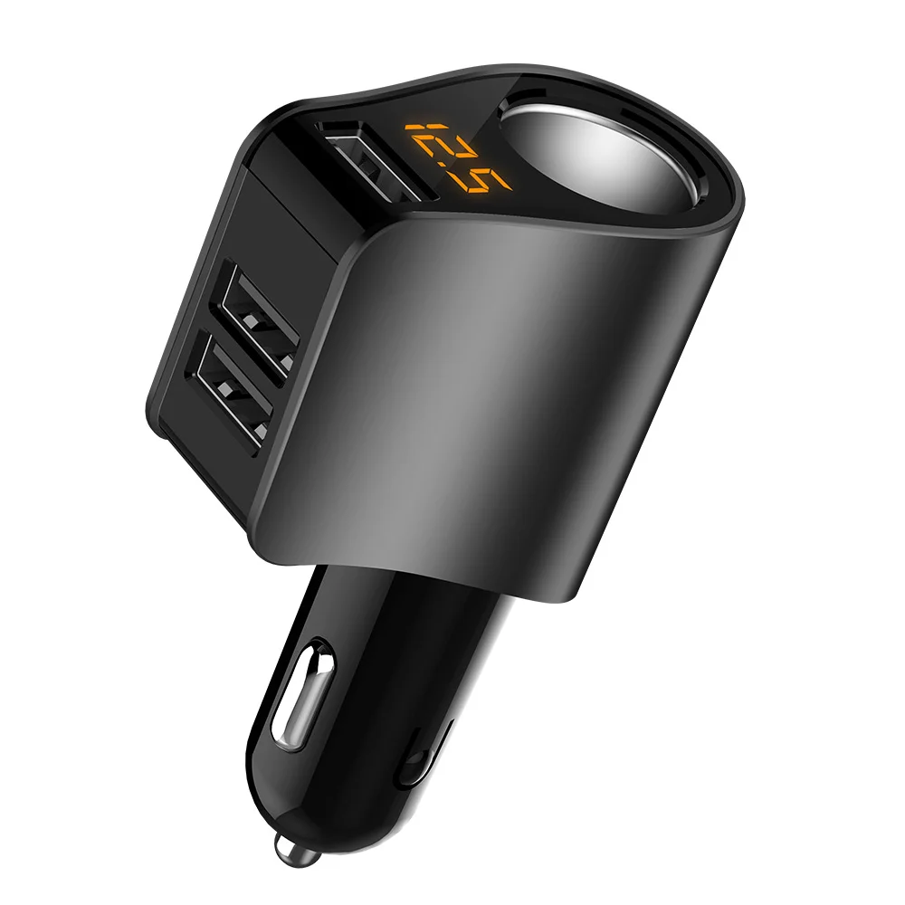 

Автомобильное зарядное устройство с 3 USB-портами, 3,1 А, 5 В