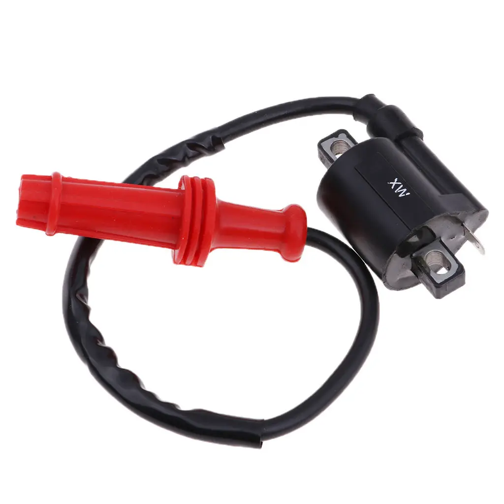 

1 Pc Universal Fit Ignition Coil Motorcycle Ignition Coil Cable Length: Approx. 42cm / 16.5 Inches