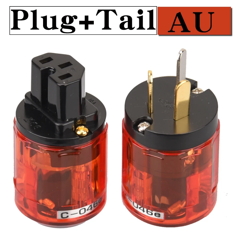 HIFIDIY LIVE EU/US/AU Чистая медь позолоченный разъем питания Хвост Разъем для HIFI аудио