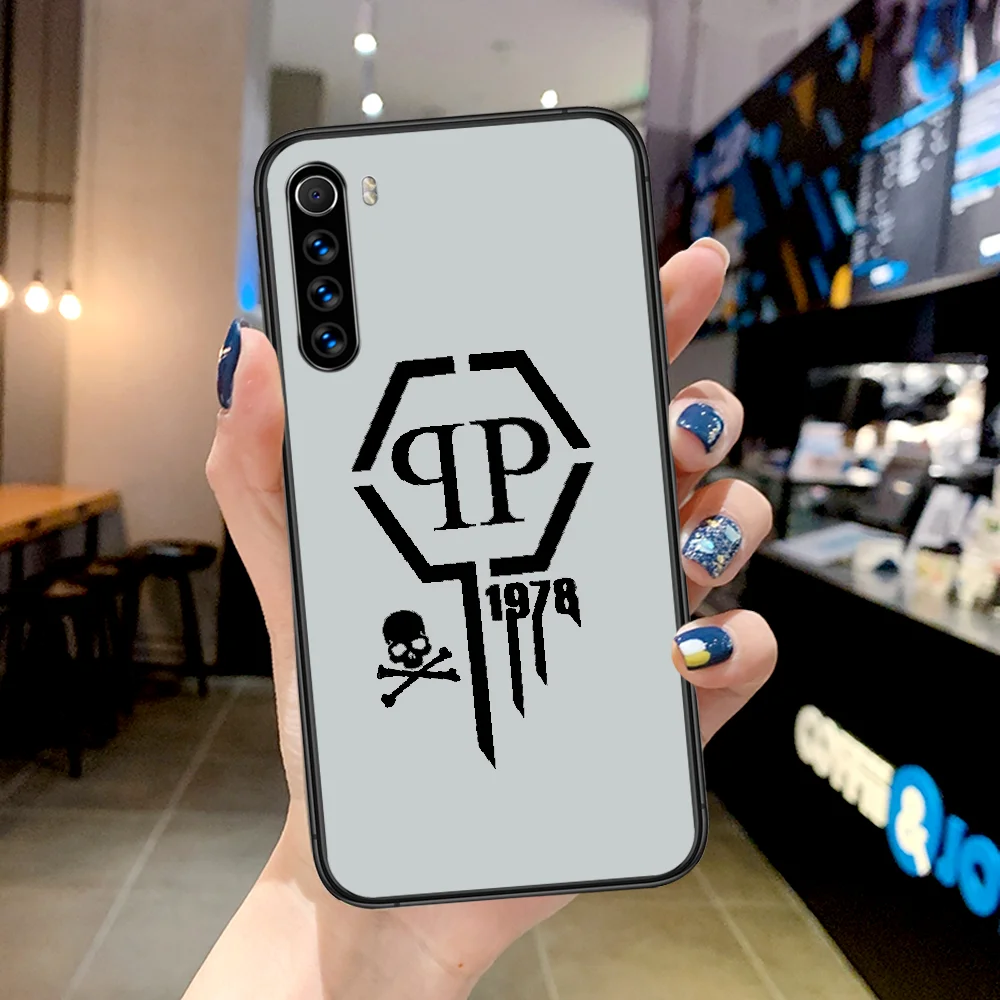 

Luxury Philipp QP Phone Case For Xiaomi Redmi Note 7 8 8T 9 9S 4X 7 7A 9A K30 Pro Ultra black Cover Trend Bumper Tpu Coque