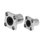 LMK12 LMK12UU Квадратный фланец линейный шариковый подшипник 12 мм квадратный фланец линейный подшипник движения серии cnc части