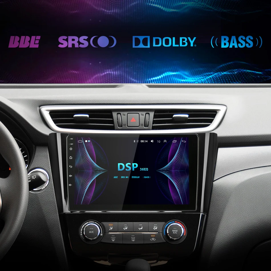 Vtopek Android автомобильный стерео gps радио для Nissan X-Trail Qashqai 2013- сенсорный экран 4G сеть Wifi RDS DSP FM с CANBUS