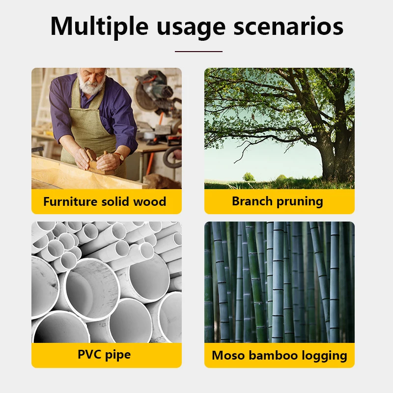 

Deli Hand Saw Blade for Wood Hand Saw Tree Cutting Solid Wood Trimming Tools Garden Saw Fruit Tree Fast Cutting With sheath