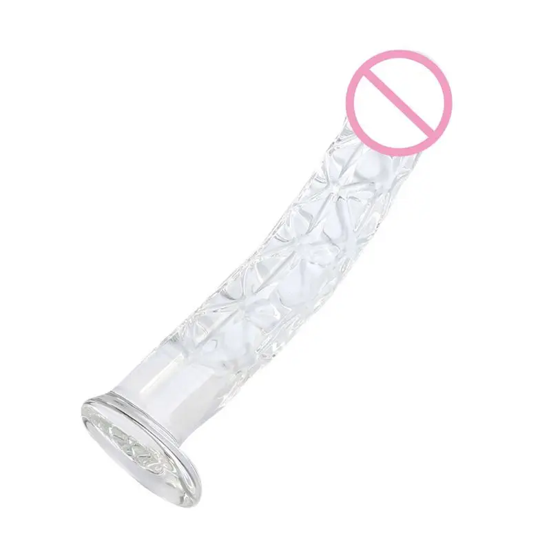 Водонепроницаемый прозрачный фаллоимитатор Анальная пробка женский мужской