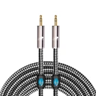 Кабель Aux 3,5 мм, штекер Hi-Fi, для наушников, мобильных телефонов, ноутбуков, автомобильных стереосистем, усилителей, динамиков, дополнительные экранированные аудиошнуры