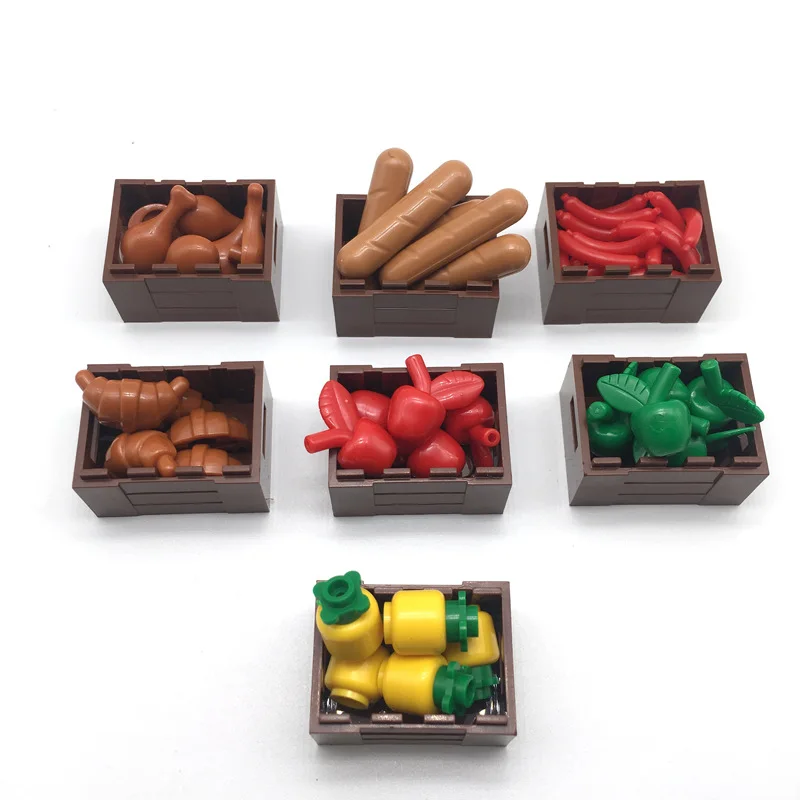 2020 создатель города пищевые аксессуары курица хлеб ананас Apple колбасы