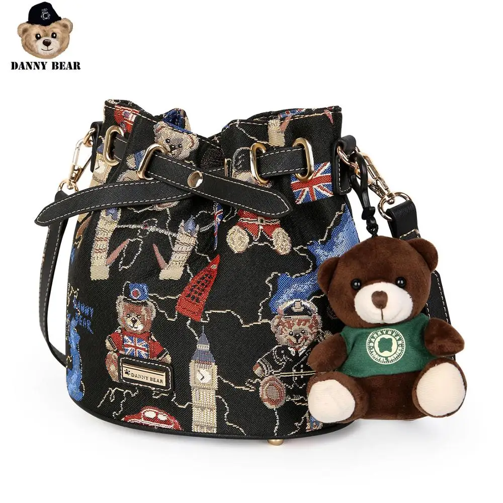 Danny Bear дорожная сумка для женщин модная с орнаментом через плечо повседневная на