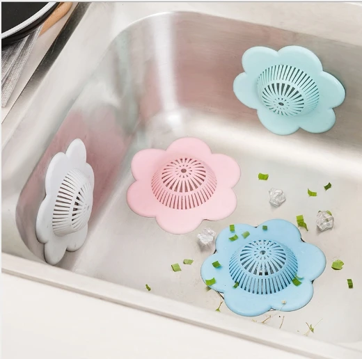 Цветок кухонная раковина утечка фильтр канализационная ванная комната пол слив