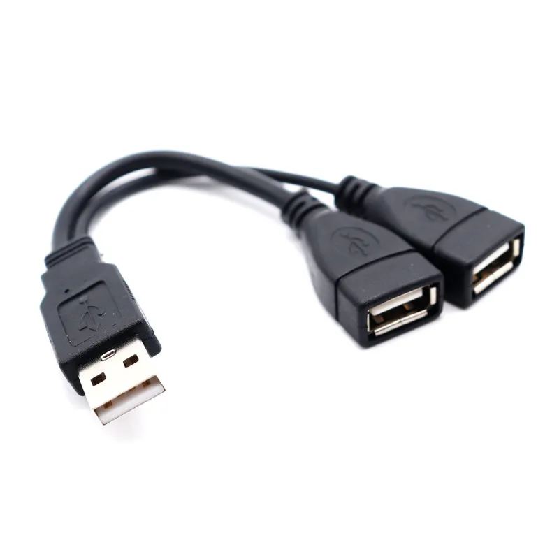 

2 in 1 Usb2.0 extension cable male to female USB data cable charging cable for hard disk network card connection