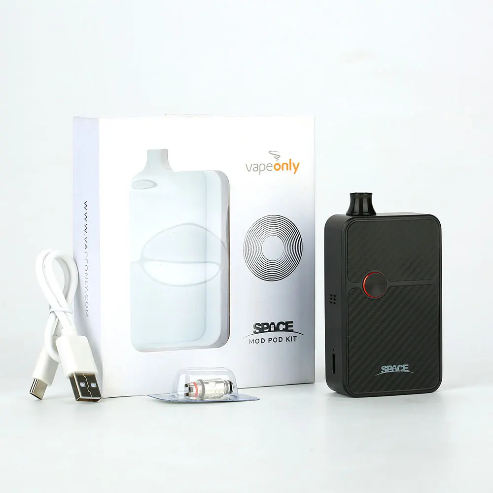 Оригинальный VapeOnly Space Mod Pod Kit 60 Вт Vape с РБА база/0. 4ohm/0. 6ohm/1.2ohm vAir-Mi катушка Vs Zeta/Target PM80