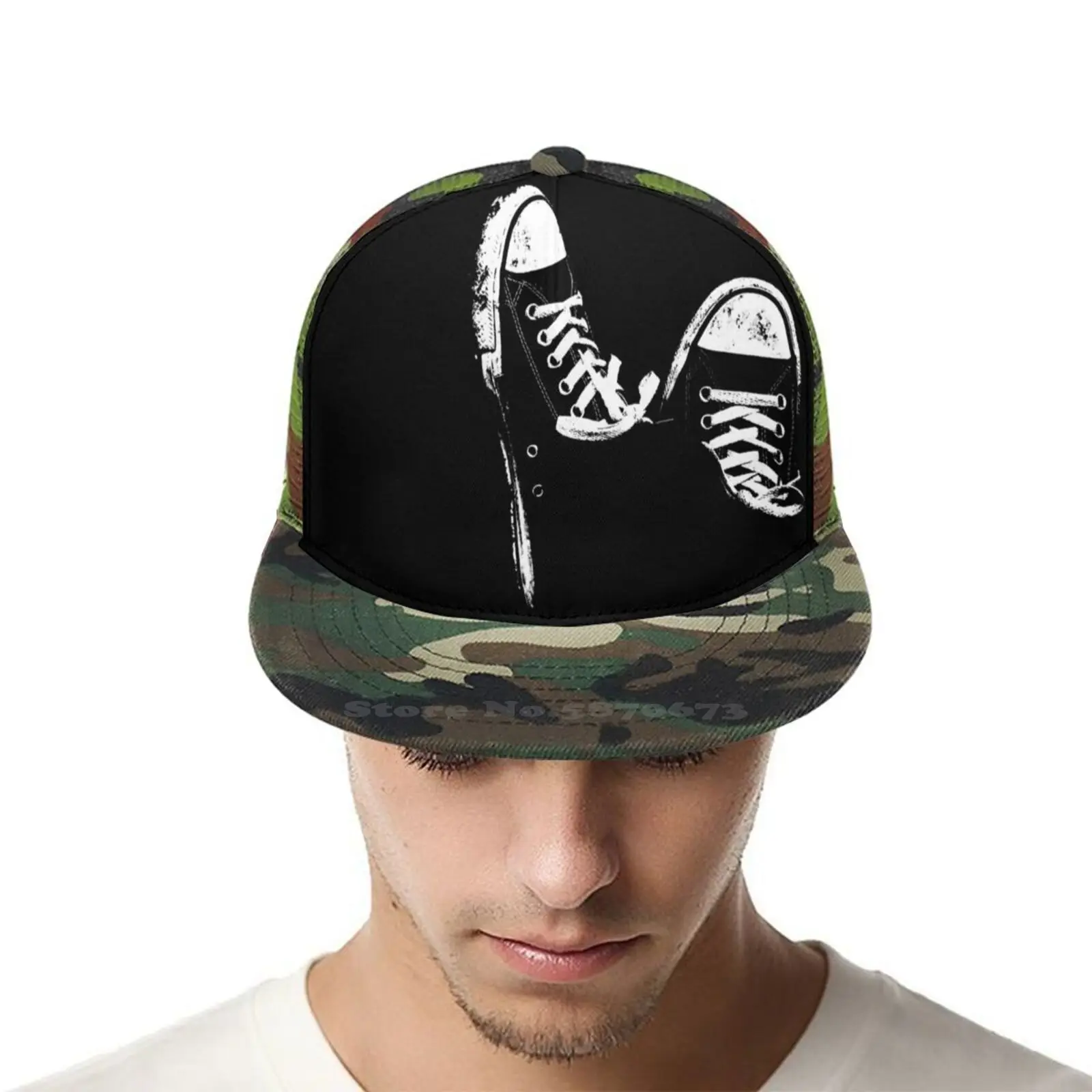 Модная шапка в стиле хип хоп крутая интересная обувь|Мужские бейсболки| |