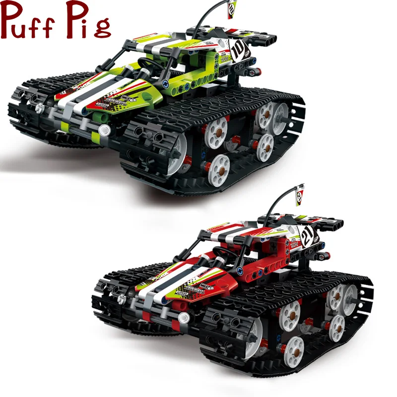 

410PCS High-Tech Remote Control Truck Vehicle Racing Car Building Blocks Sets City Bricks Educational Toy for Kids Boys