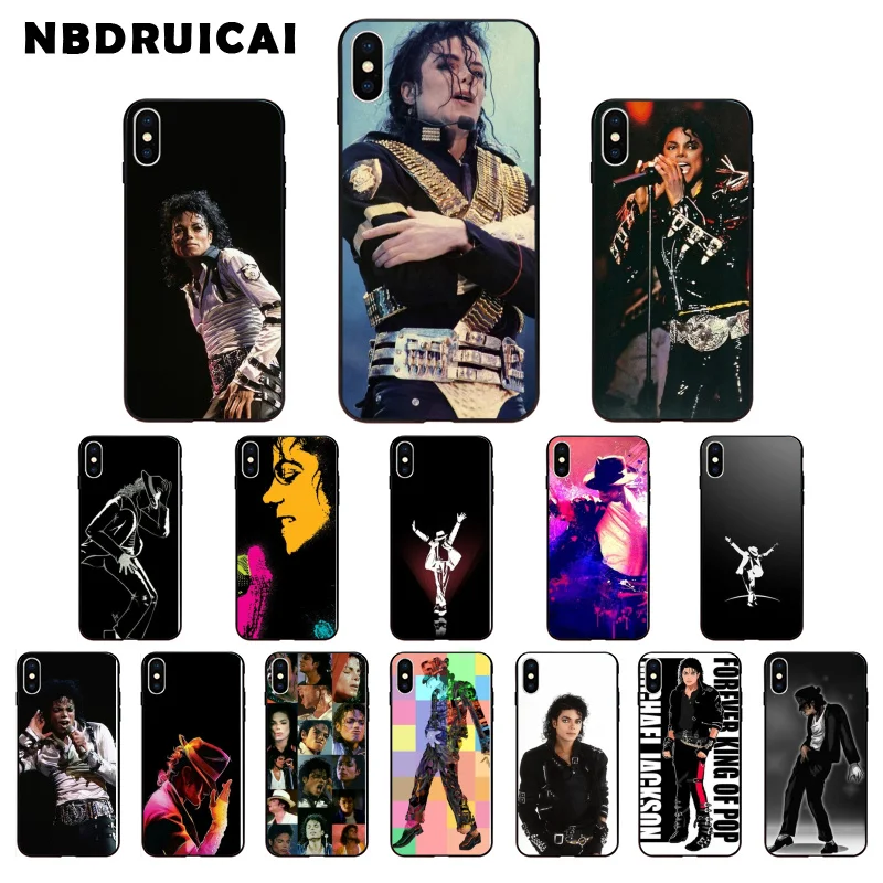 NBDRUICAI высококачественный чехол для телефона Майкла Джексона iPhone 11 pro XS MAX 8 7 6 6S Plus X