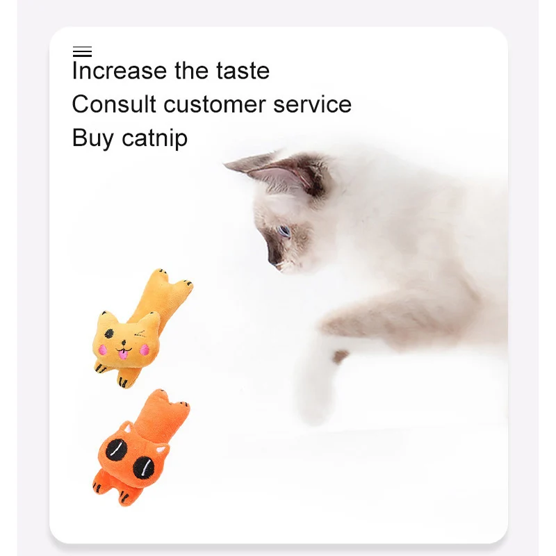Rustle Sound Catnip Toy Cats Products For Pets Cute Cat Toys Kitten Teeth Grinding Plush Thumb Pillow Pet Accessories | Дом и сад