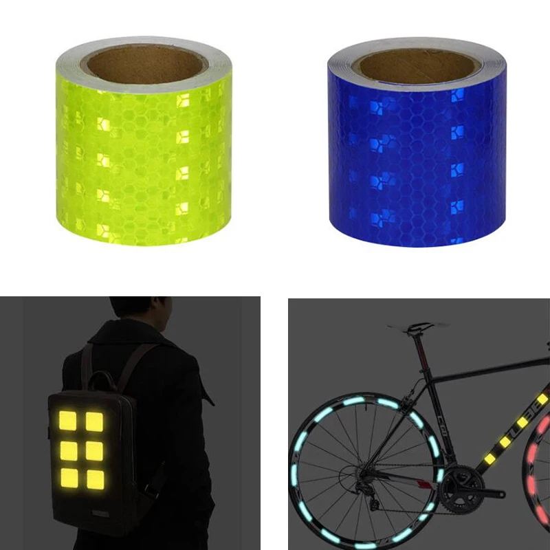

5CM*300CM Car Reflective Tape Decoration Stickers Car Warning Safety Reflection Tape Film Auto Reflector Sticker For Car Styling