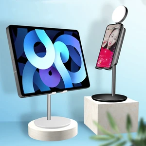 desktop mobile phone holder bracket tablet universal holder for photo shoot live with beauty fill lamp holder fill light holder free global shipping
