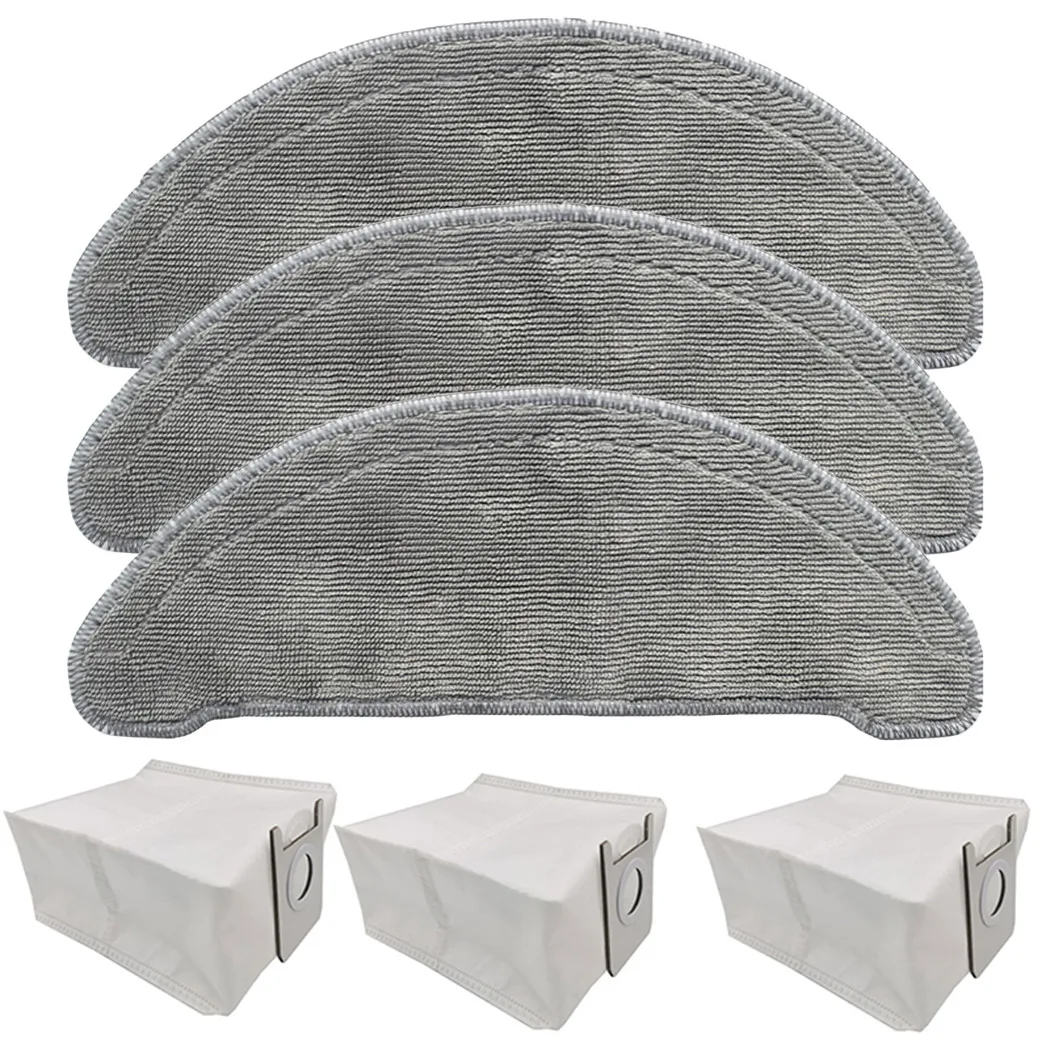 

Suitable For Roidmi EVE Plus Sweeper Accessories 3 Dust Bags + 3 Wipes For Home Kitchen Drop Shipping