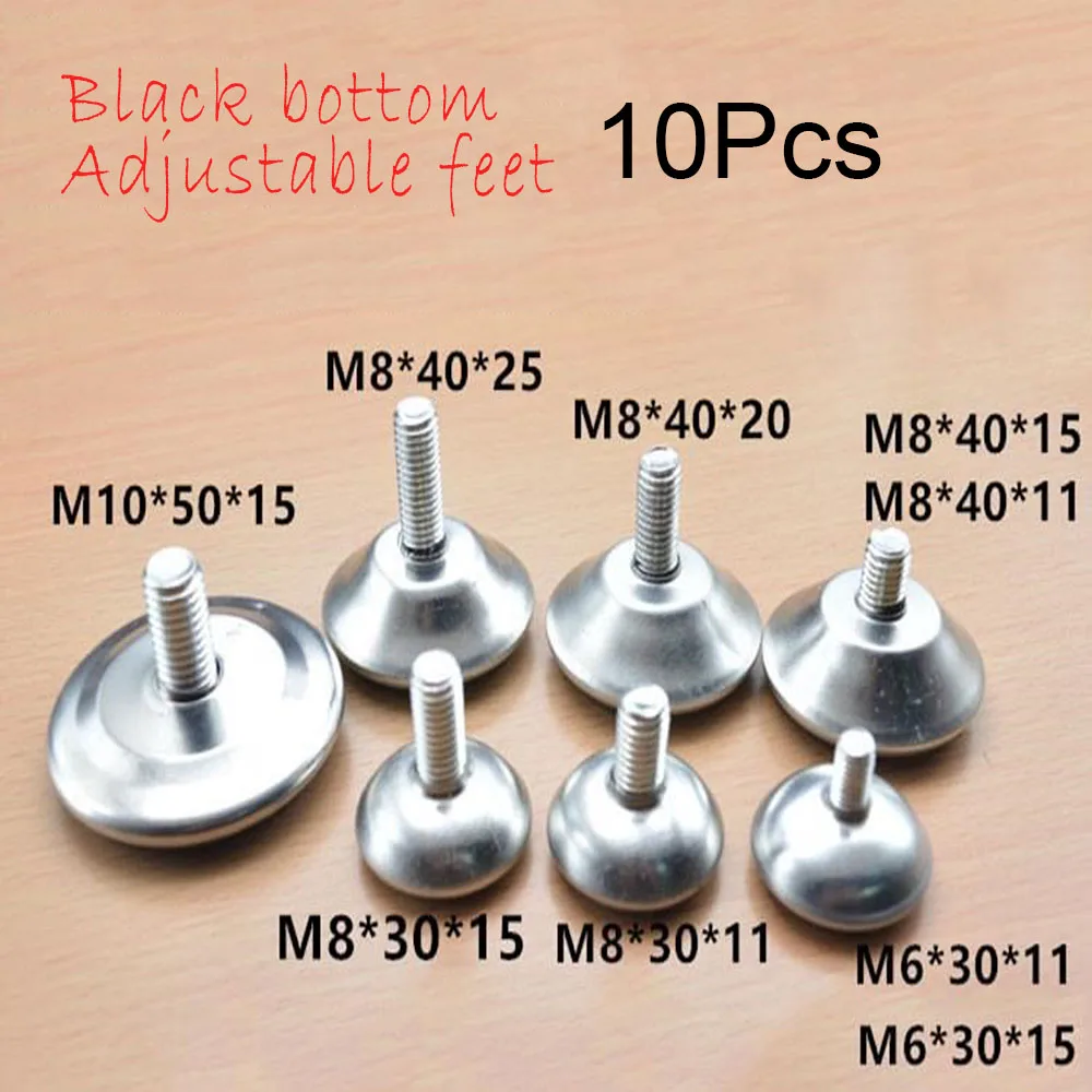 10 шт. болт для ножек стула защиты пола мебели подушечки диван шкаф регулируемый