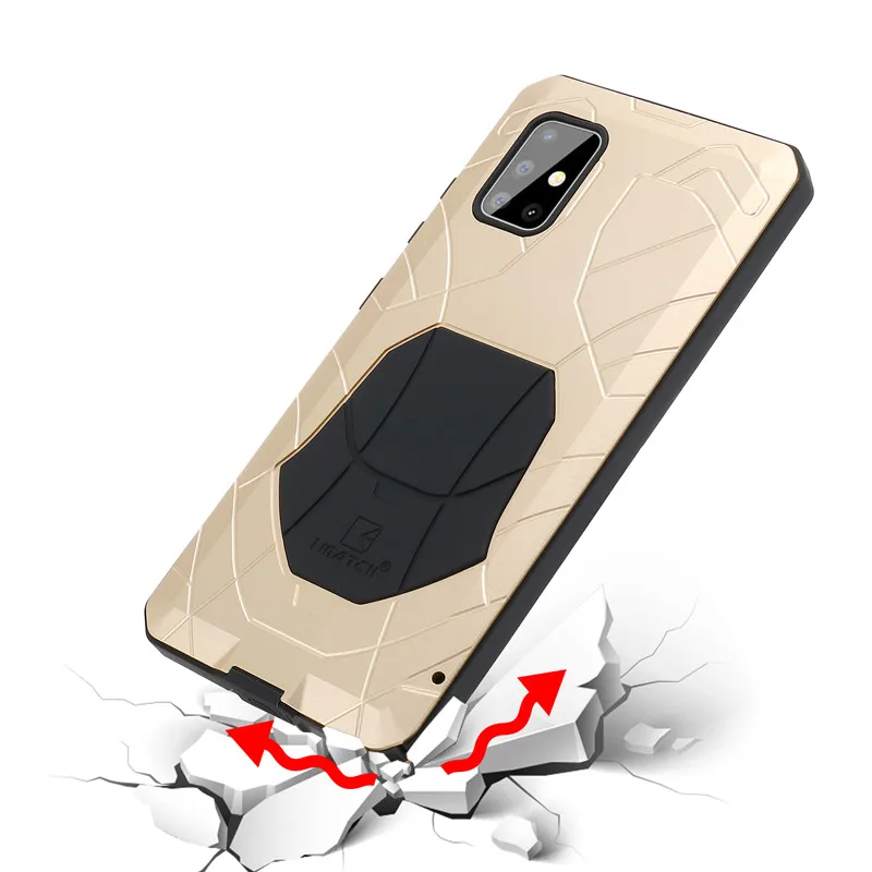 Алюминиевый металлический чехол IMATCH для Samsung galaxy A51 A71 Силиконовый противоударный