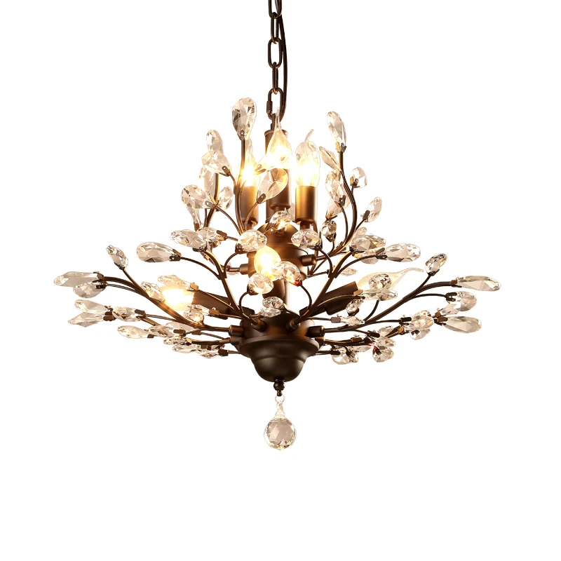 

Modern Led Crystal Chandelier Lighting Ceiling Chandeliers Light Lamparas De Techo Hanglamp Suspension Luminaire Lampen MJ1111