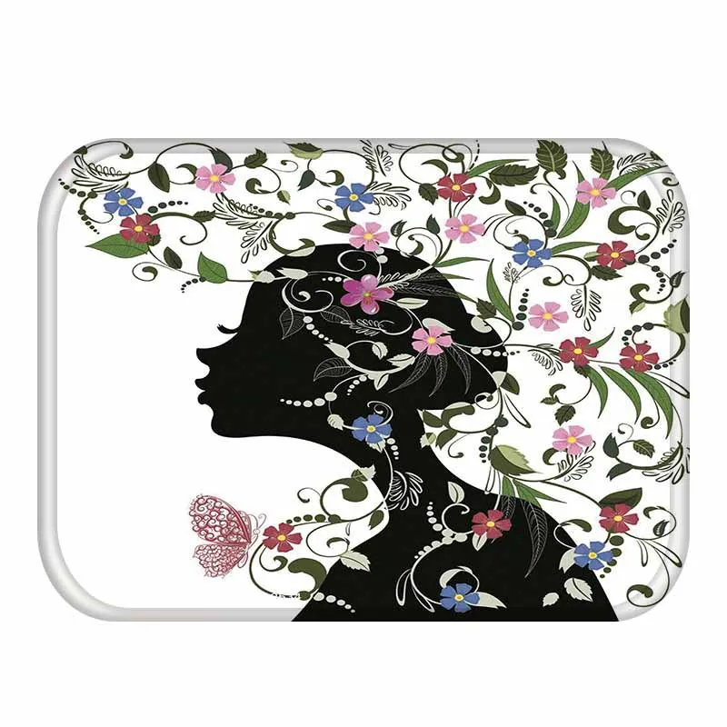 Новый Добро пожаловать коврики Для женщин и девочек принт в ванную Кухня ковры