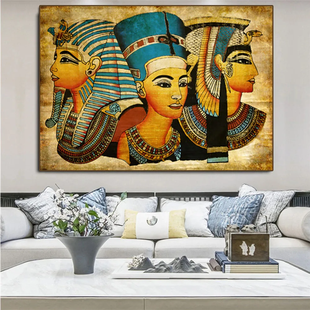 Художественная масляная живопись египетская винтажная картина маслом на холсте