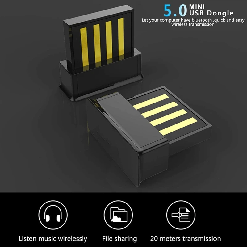 Bluetooth ключ 5 0 USB передатчик приемник для динамика гарнитуры клавиатуры мыши и