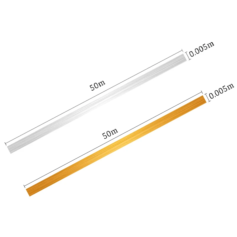 Водонепроницаемая медная лента для украшения дома золотистого/серебристого