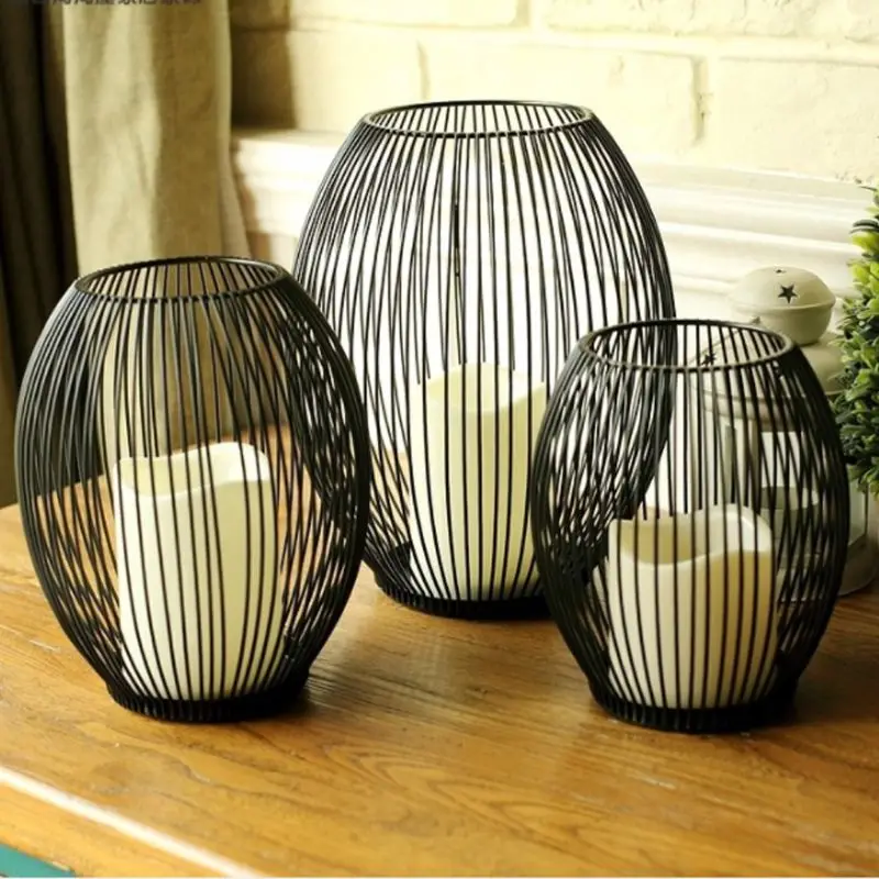 Металлический Подсвечник В Европейском стиле подсвечник винтажный подвесной