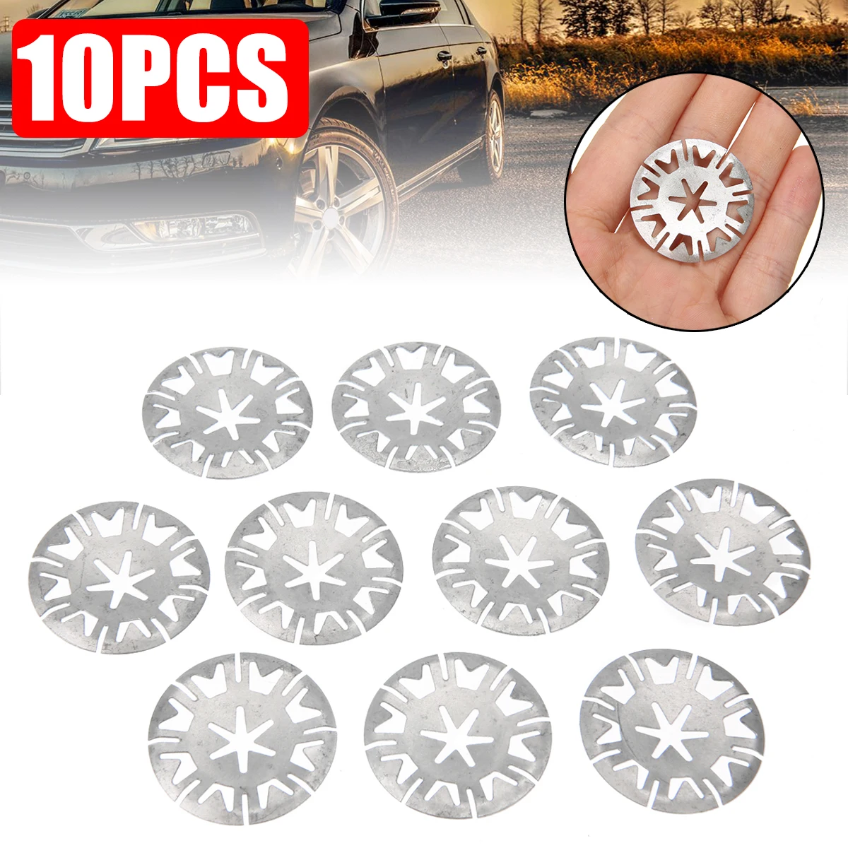 10 шт. прочный теплозащитный зажим шумоизоляция поднос экранно выхлопное