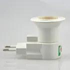 Адаптер для лампы 2 шт.упак. E27, вилка европейского стандарта, держатель лампы, конвертер, насадка, лампада e27, адаптер для лампы e27 e 27